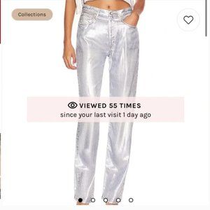 ALEX LIQUID HIGH RISE STRAIGHT JEAN: RAG AND BONE